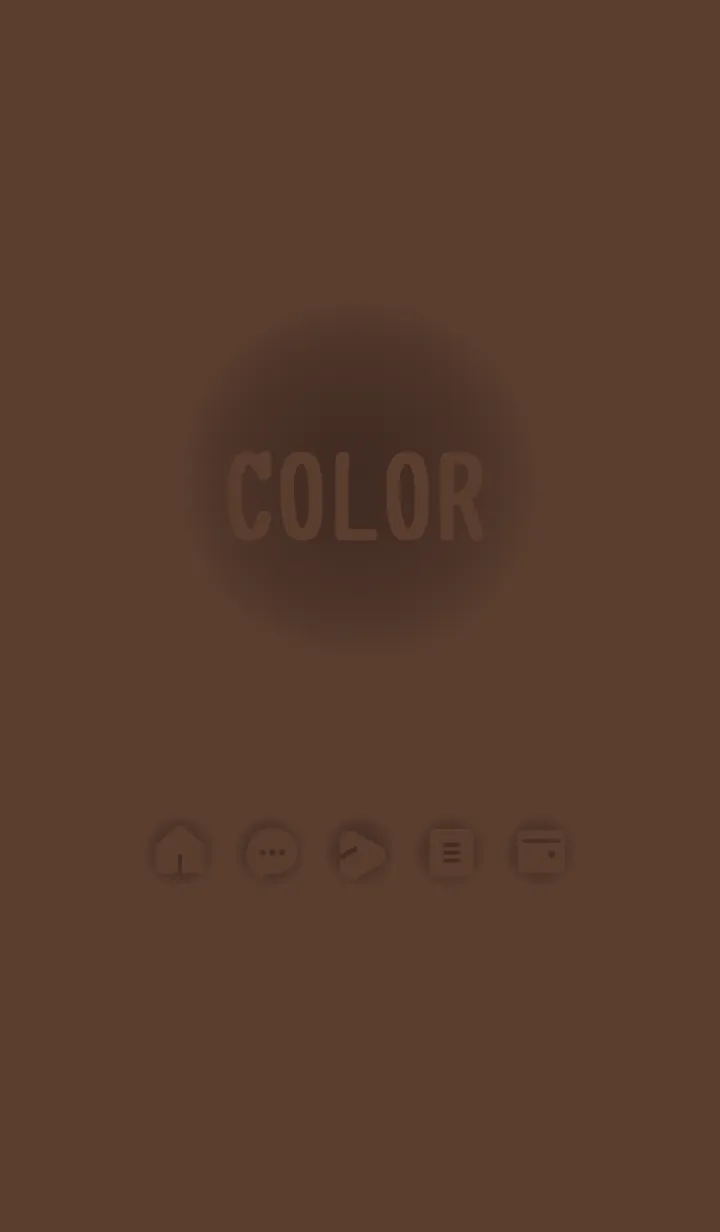 [LINE着せ替え] brown color D06の画像1