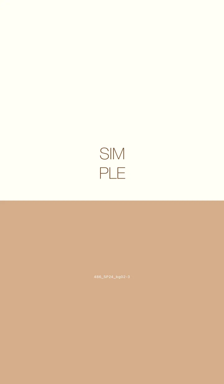 [LINE着せ替え] 486_24_ベージュ2-3の画像1