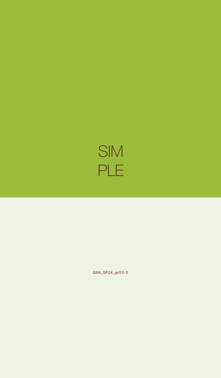 [LINE着せ替え] Q86_24_グリーン3-3の画像1