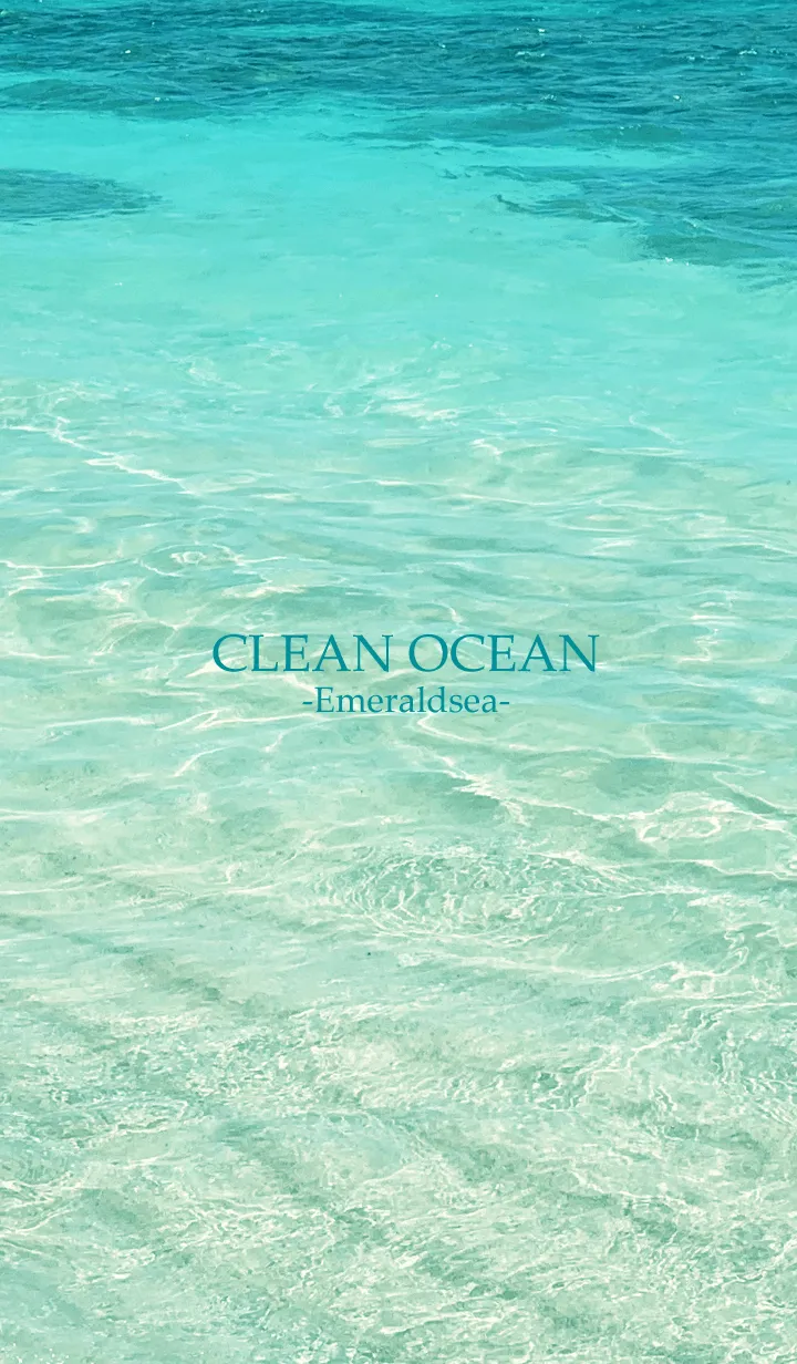 [LINE着せ替え] CLEAN OCEAN-Emerald sea 11の画像1