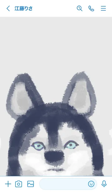 [LINE着せ替え] マリンハスキーの画像3