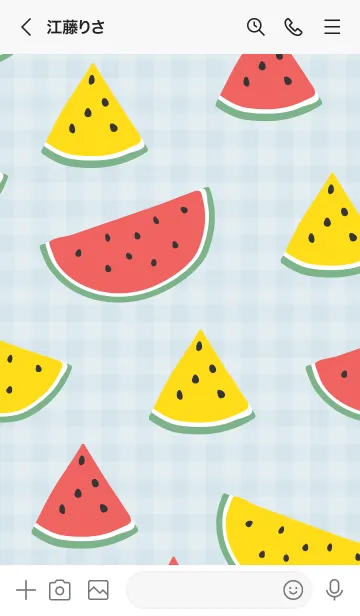 [LINE着せ替え] 大きいスイカ10の画像3