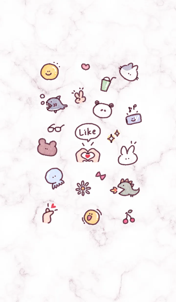 [LINE着せ替え] シンプルなアイコン20♦バイオレット04_1の画像1