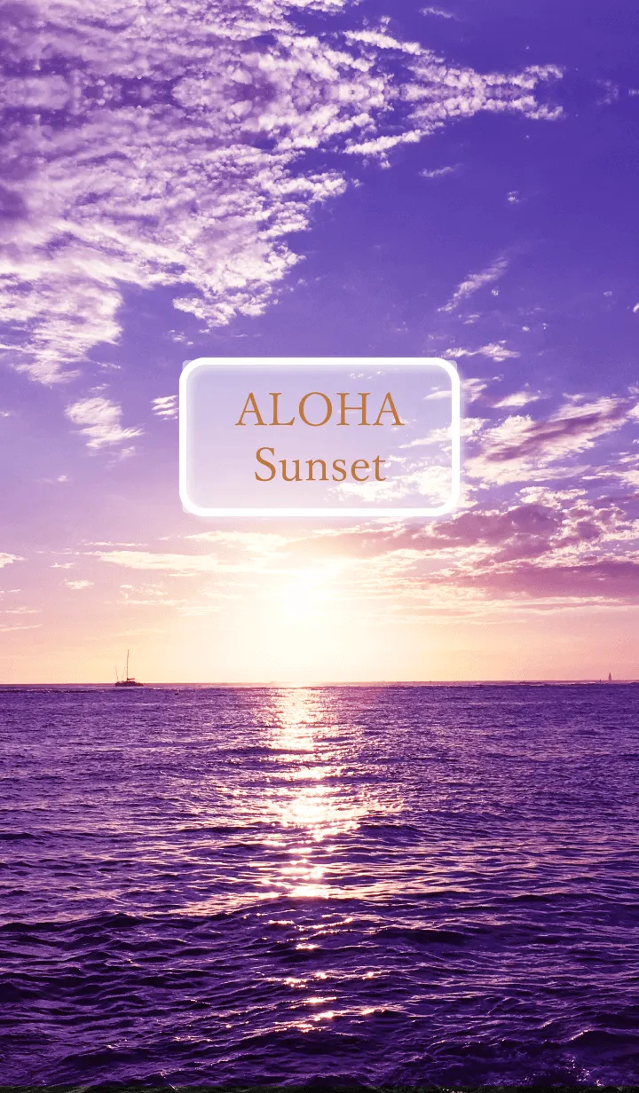 [LINE着せ替え] ALOHA Sunset..96の画像1