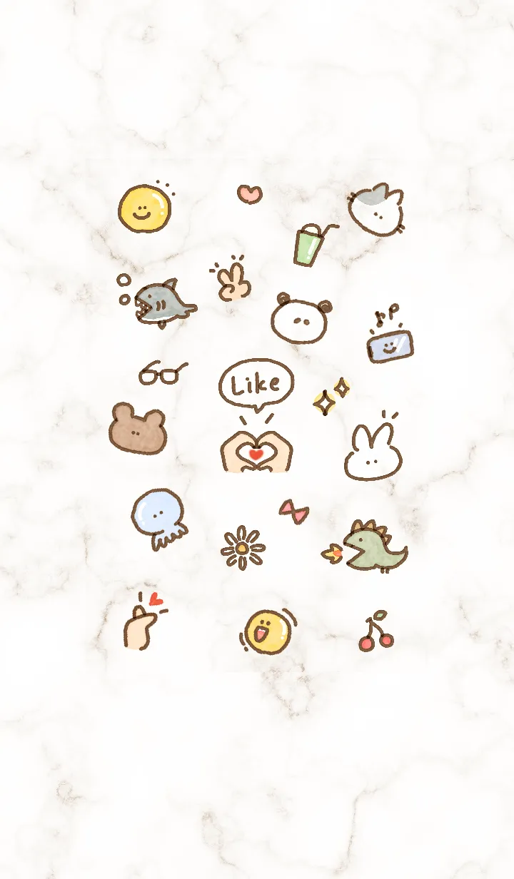 [LINE着せ替え] シンプルなアイコン20♦ブラウン03_1の画像1