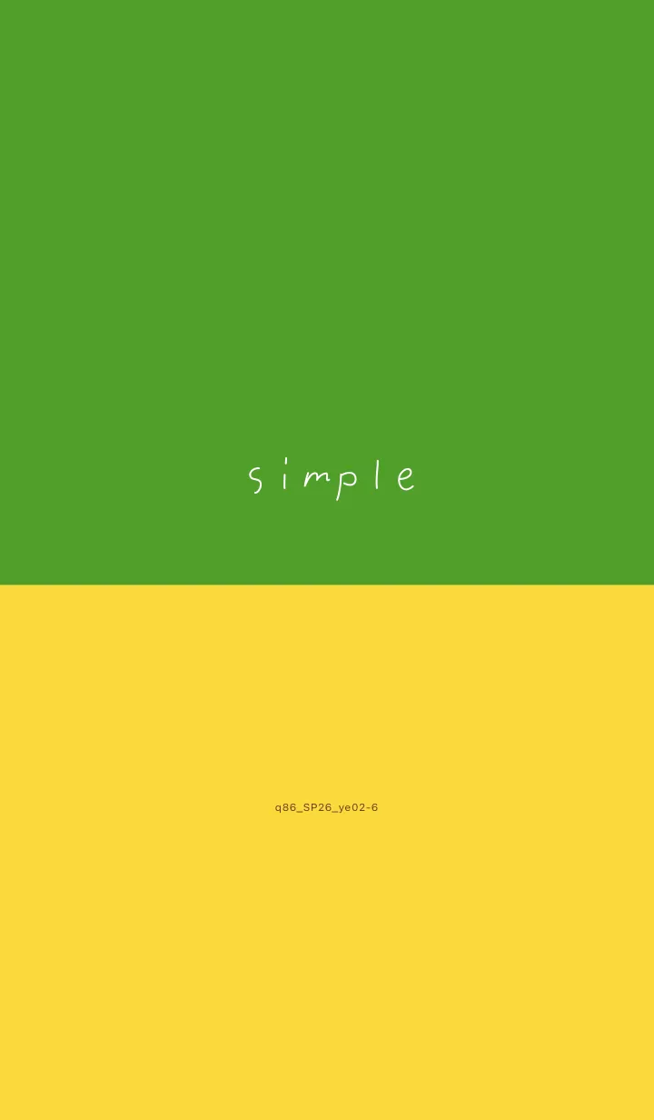 [LINE着せ替え] q86_26_イエロー2-6の画像1