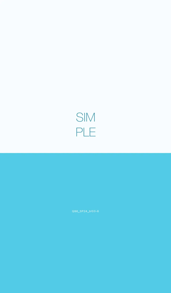 [LINE着せ替え] Q86_24_ブルー3-6の画像1