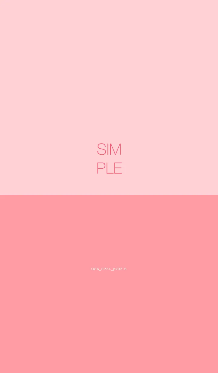 [LINE着せ替え] Q86_24_ピンク2-6の画像1