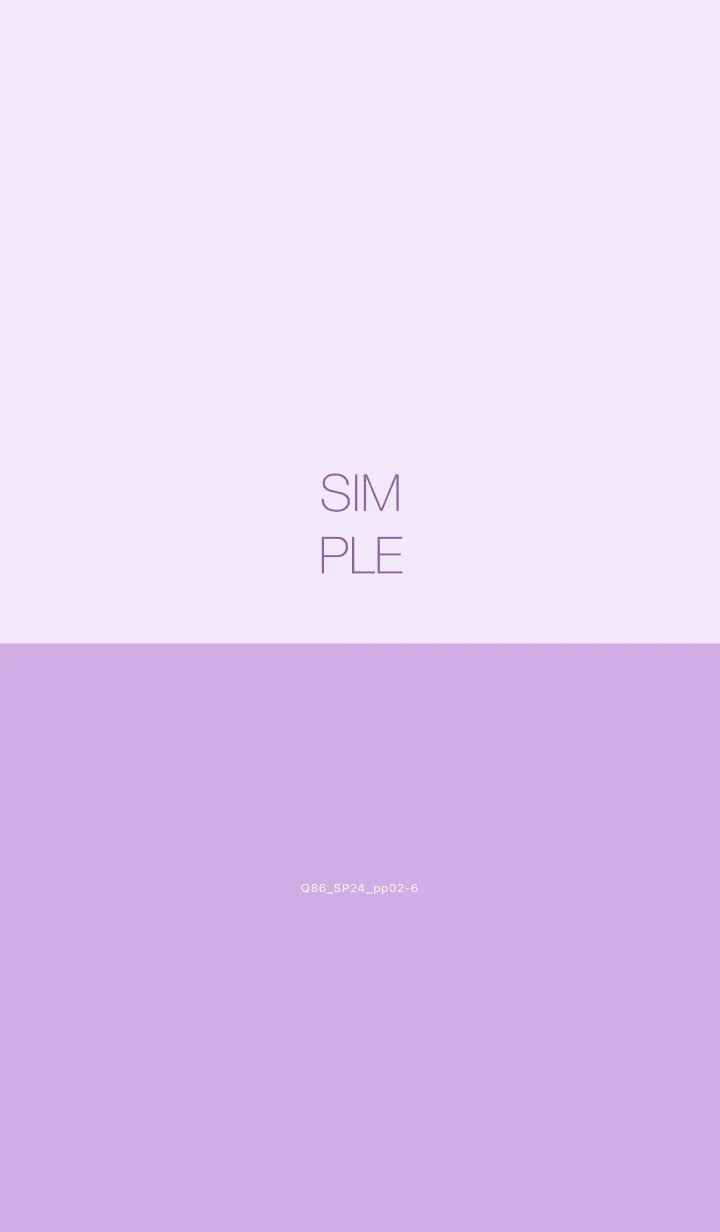 [LINE着せ替え] Q86_24_パープル2-6の画像1