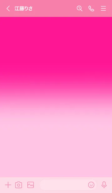 [LINE着せ替え] Hot Pink & Blush Pink Theme V2 (JP)の画像3