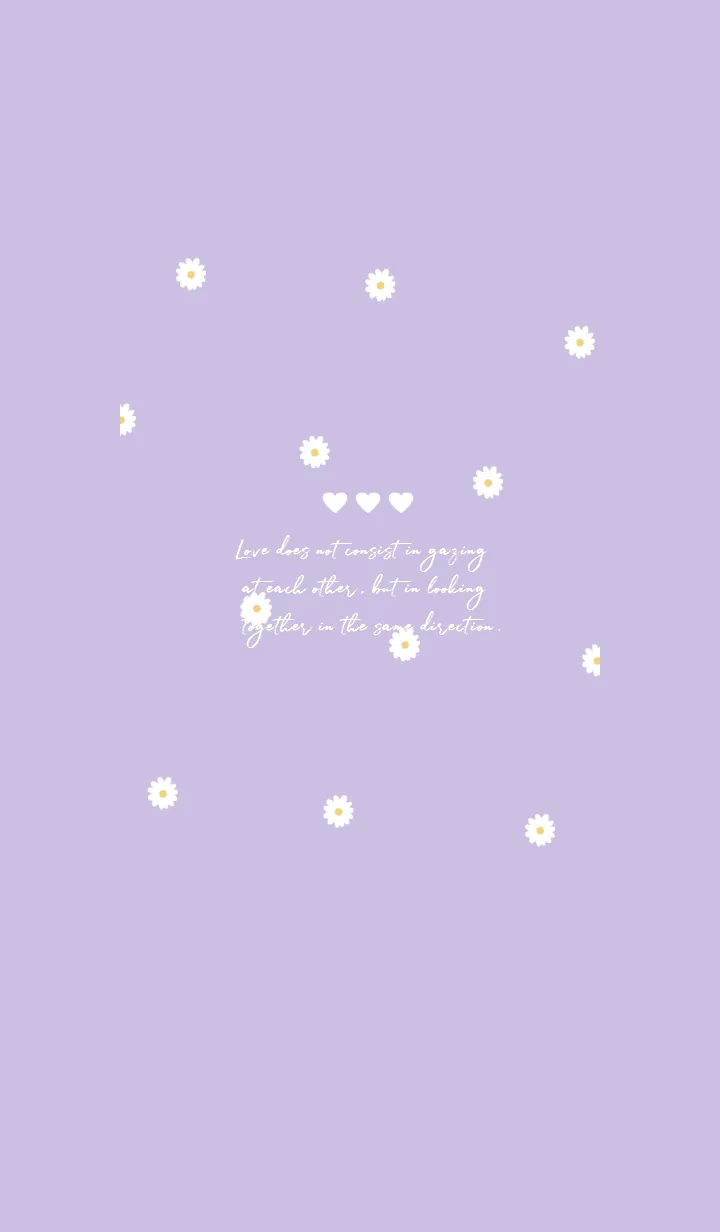 [LINE着せ替え] Daisy Days :purpleの画像1