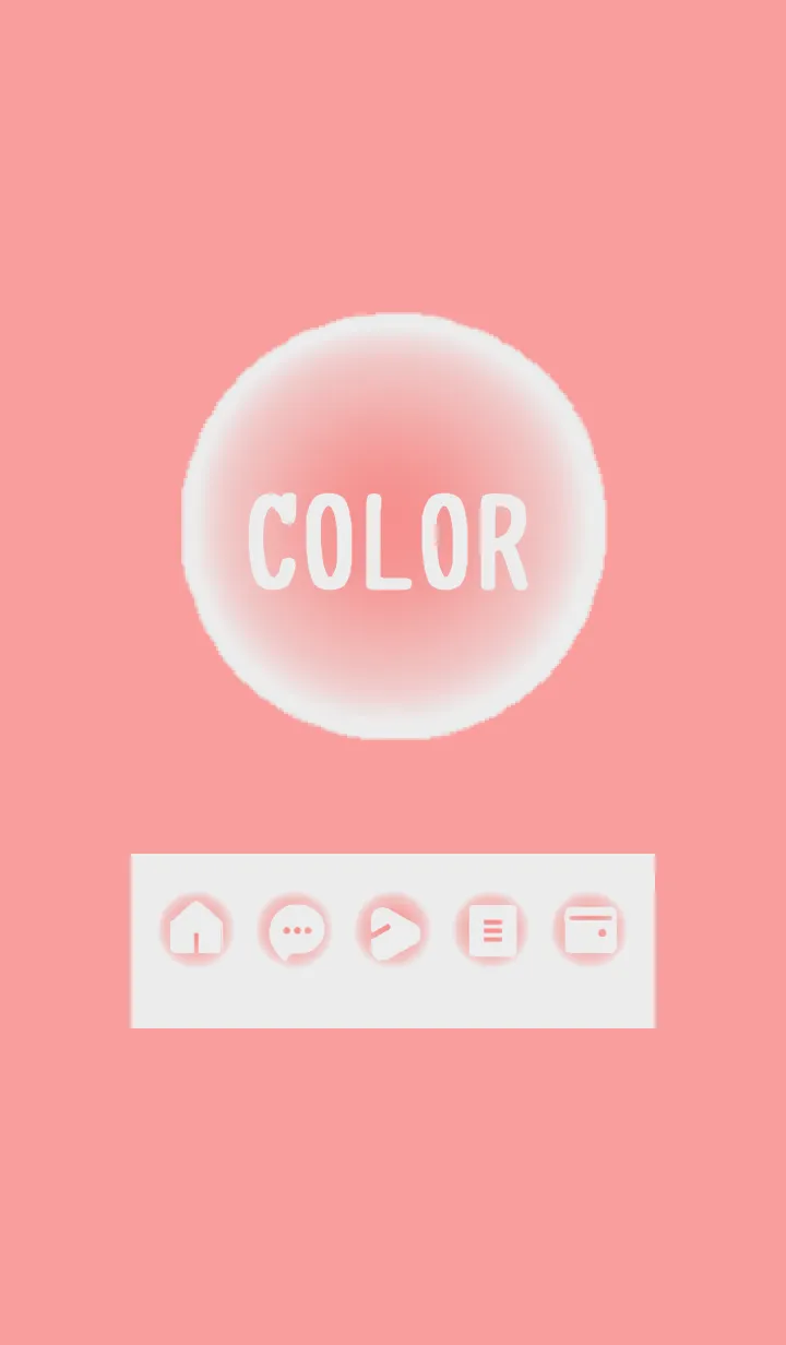 [LINE着せ替え] red color D06の画像1