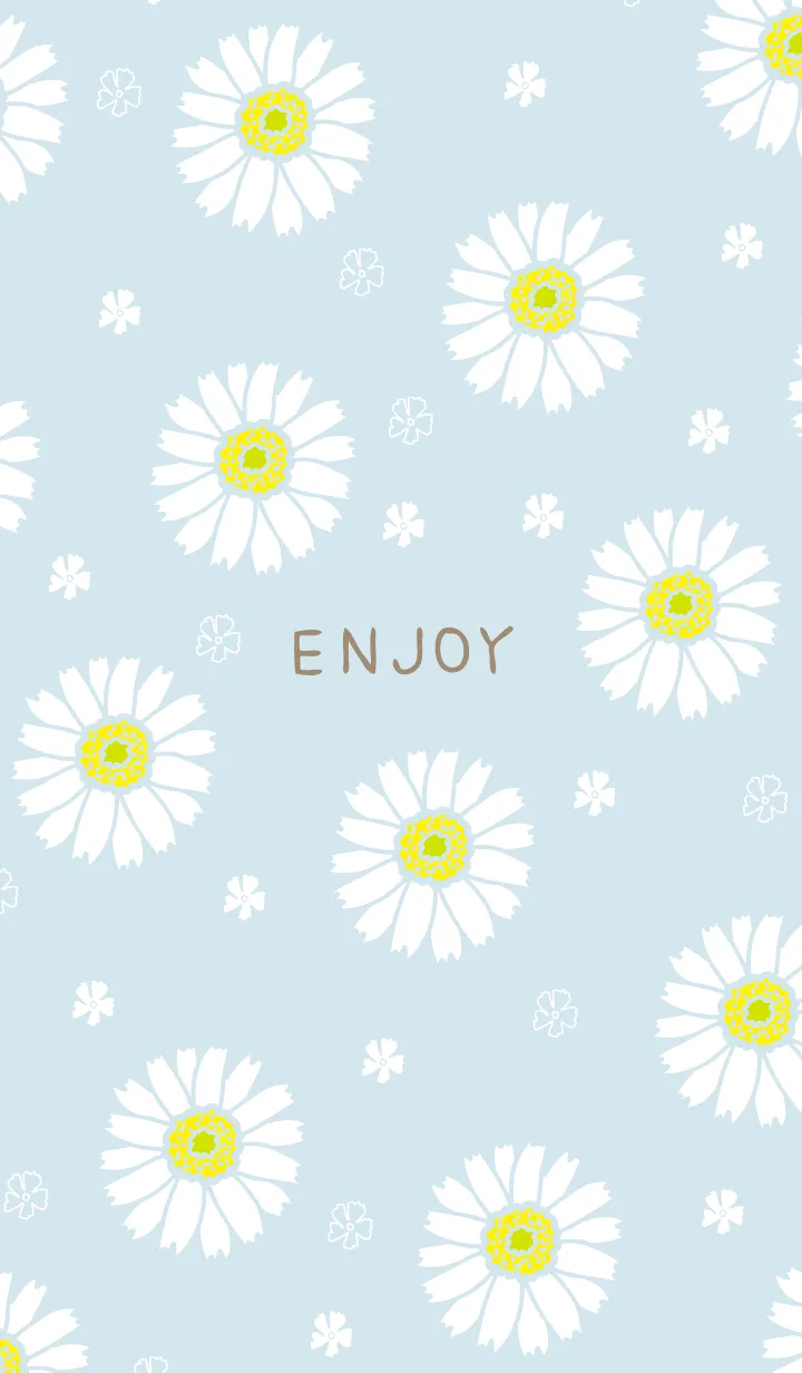 [LINE着せ替え] 白いガーベラ23の画像1