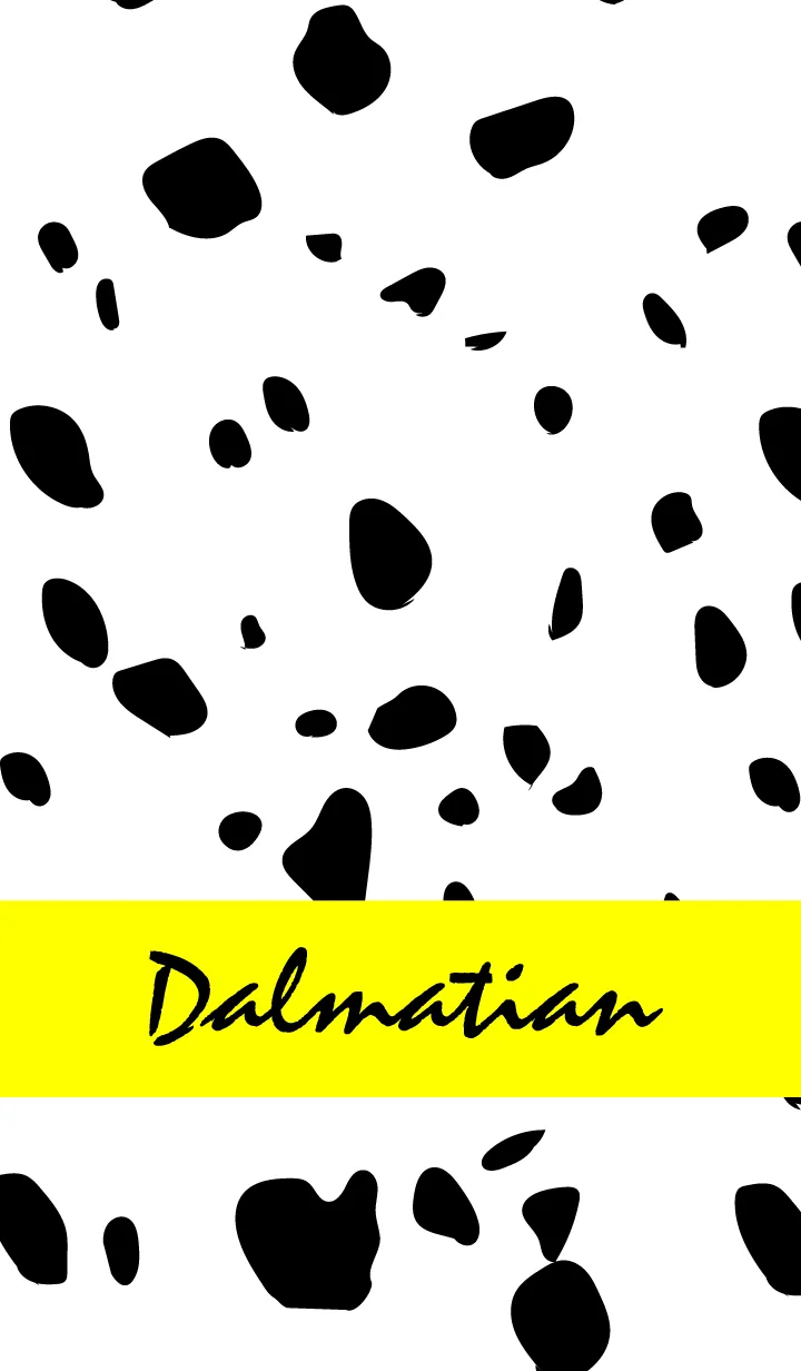 [LINE着せ替え] Dalmatian -Vividyellow-の画像1