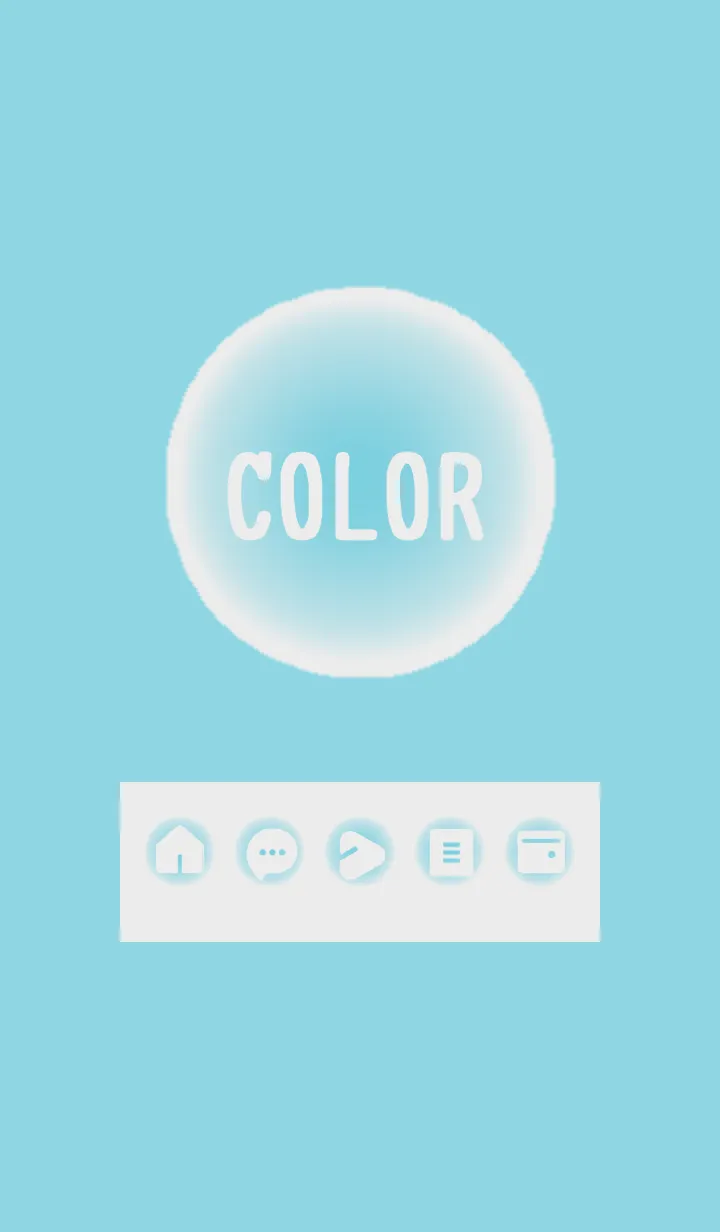 [LINE着せ替え] green color D16の画像1