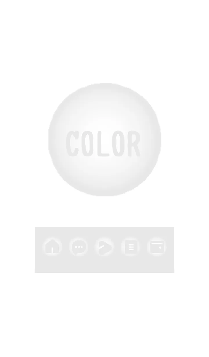 [LINE着せ替え] bw color D08の画像1