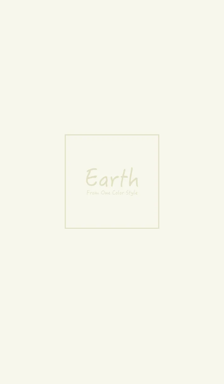 [LINE着せ替え] Earth／イエローグリーンの画像1