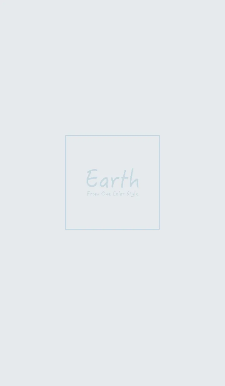 [LINE着せ替え] Earth／ブルーライトグレーの画像1