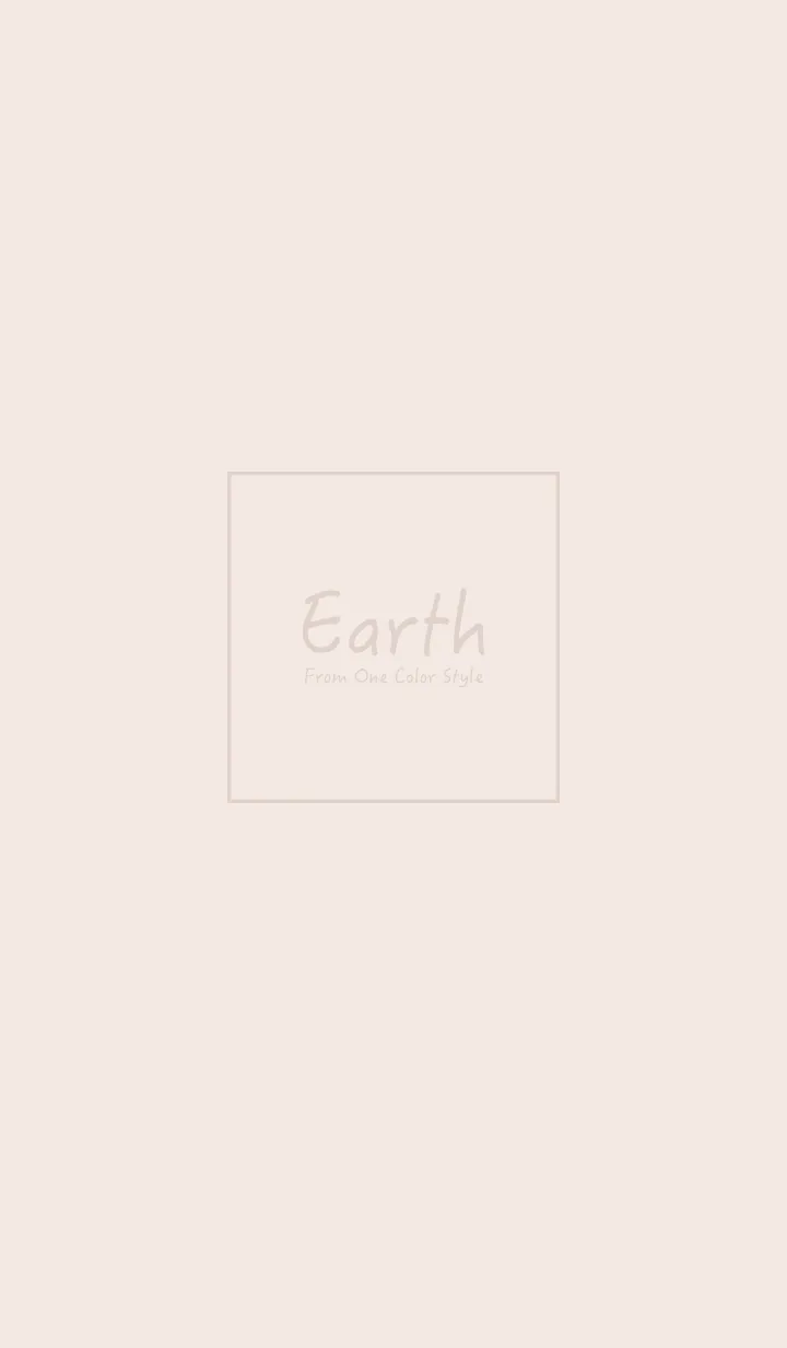 [LINE着せ替え] Earth／ピンクベージュ2の画像1