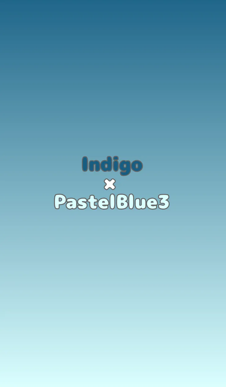 [LINE着せ替え] 藍色★パステルブルー3.TKCの画像1