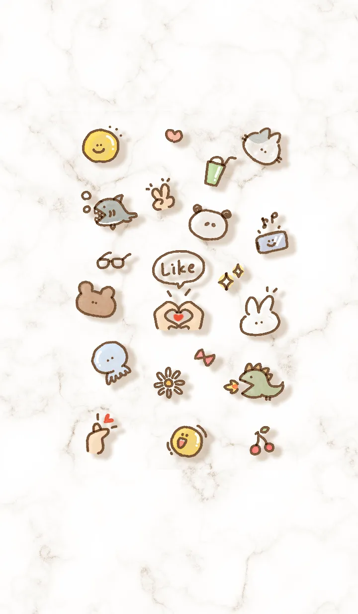 [LINE着せ替え] シンプルなアイコン22♬ブラウン03_1の画像1