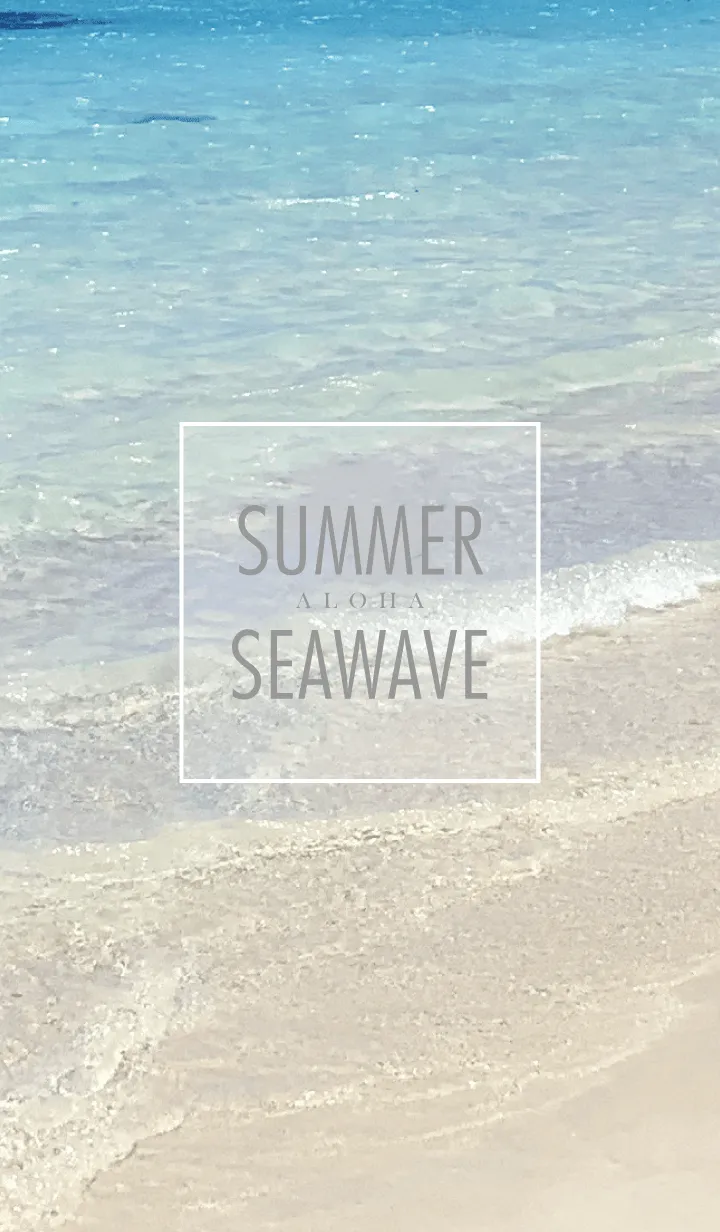 [LINE着せ替え] SUMMER BLUE SEA WAVEの画像1