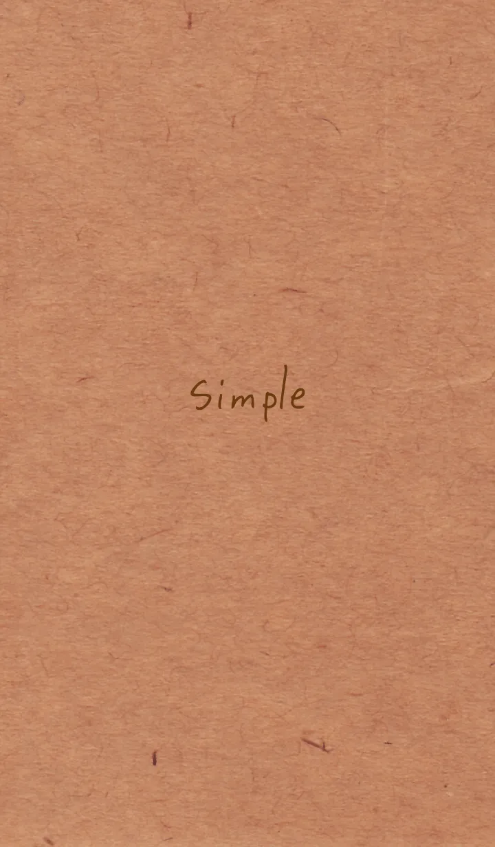 [LINE着せ替え] クラフト紙 シンプル13の画像1