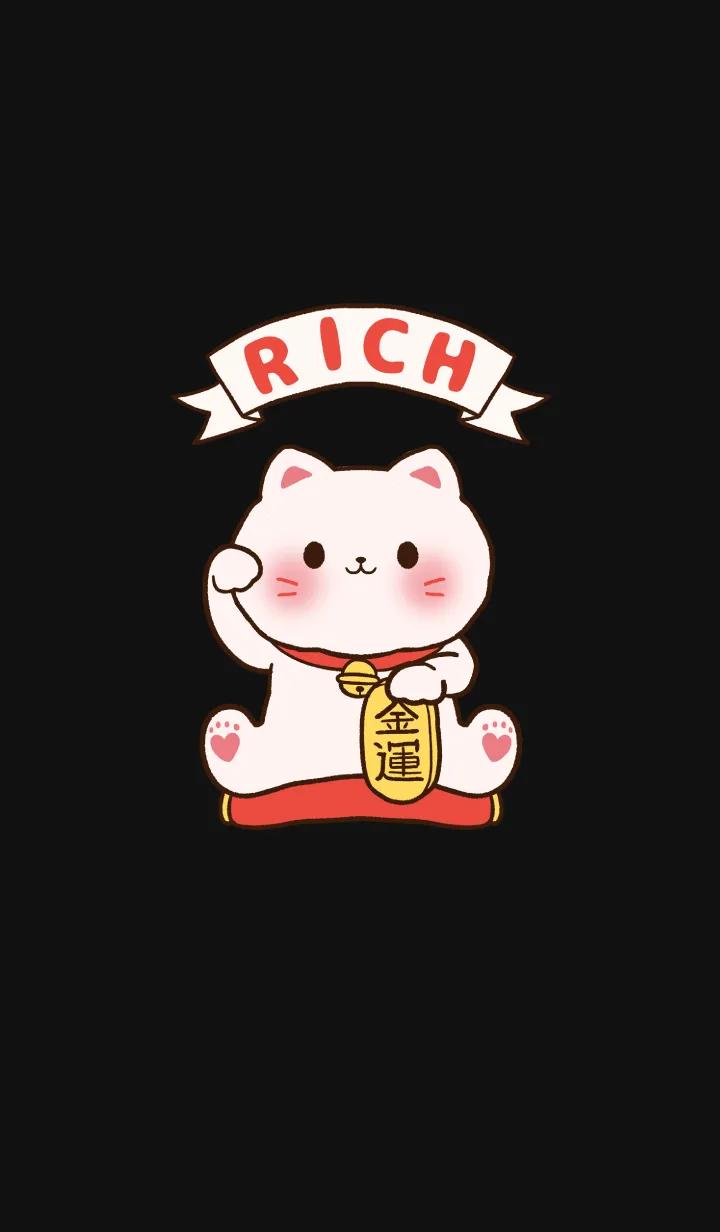 [LINE着せ替え] The maneki-neko (fortune cat) 37の画像1