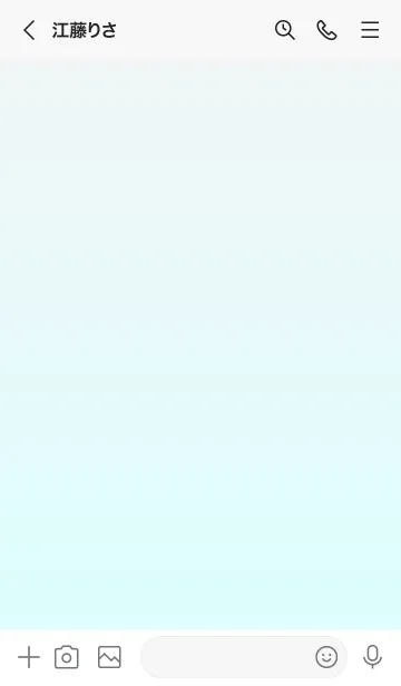 [LINE着せ替え] ホワイトスモーク★パステルブルー3.TKCの画像3