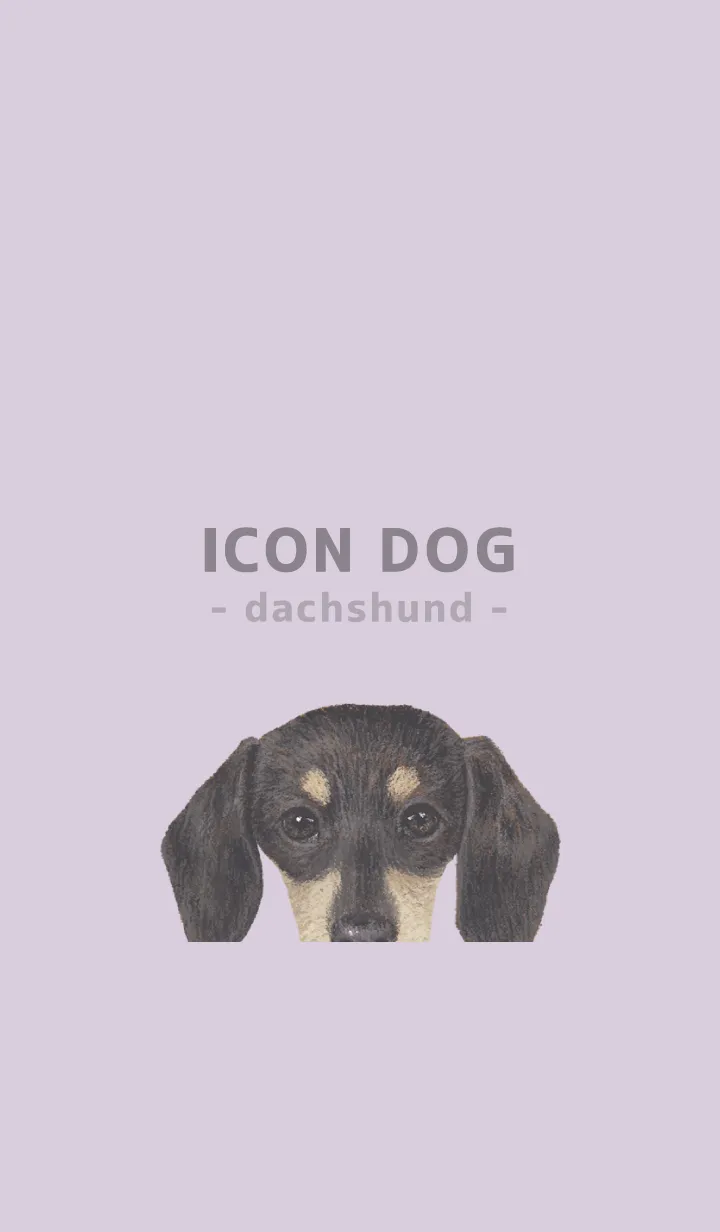 [LINE着せ替え] ICON DOG - ダックスフンド - PASTEL PL/05の画像1