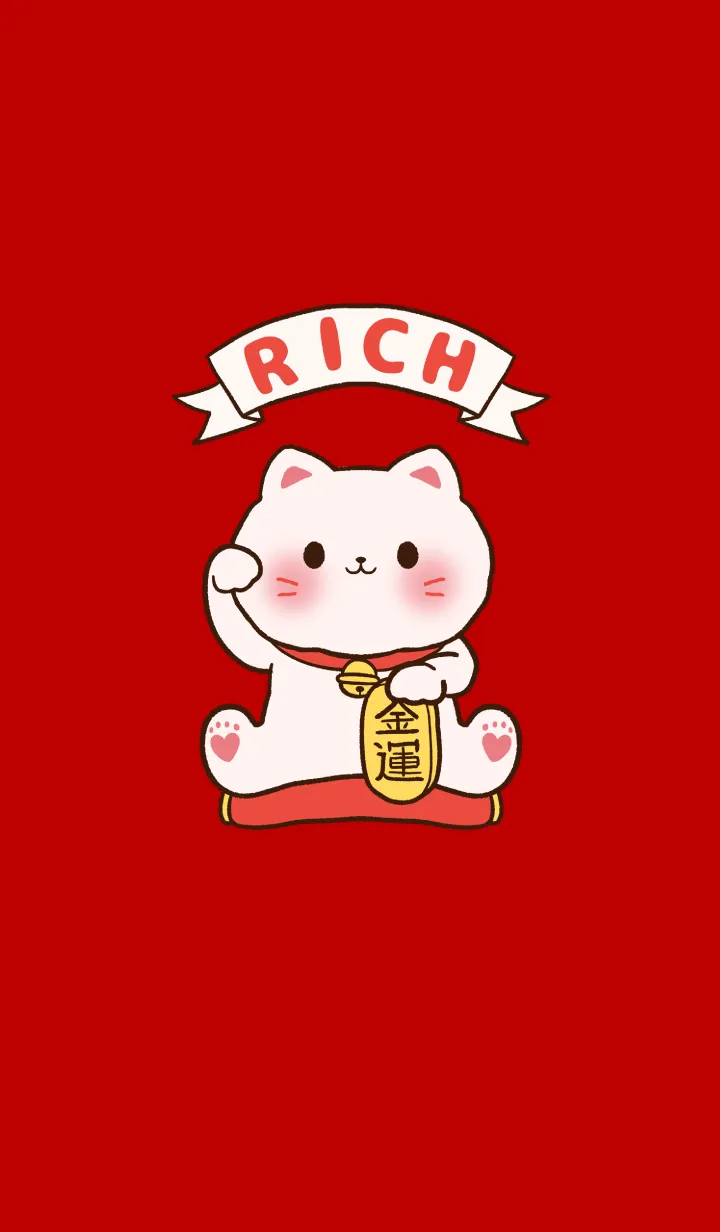 [LINE着せ替え] The maneki-neko (fortune cat) 40の画像1
