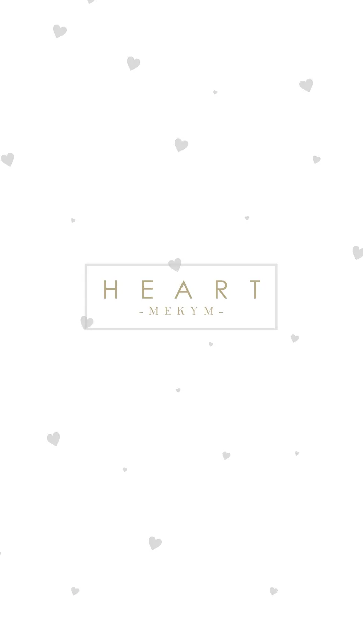 [LINE着せ替え] HEART Gray-MEKYM 24の画像1