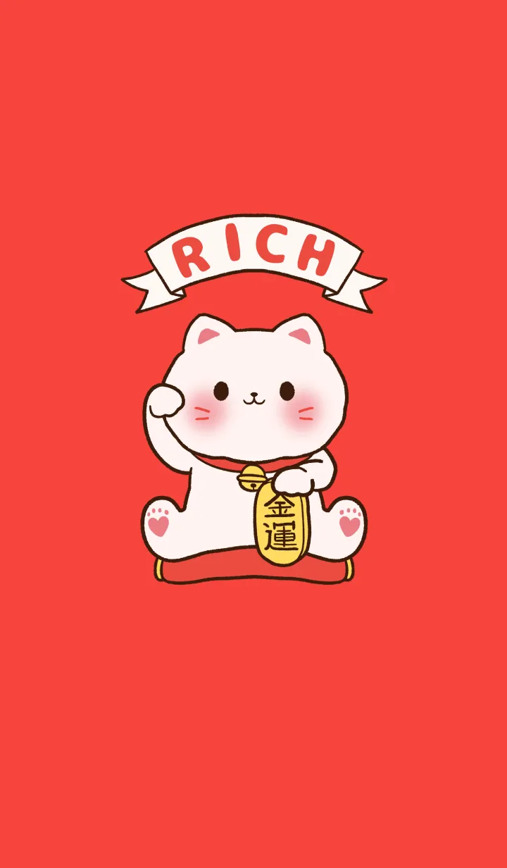 [LINE着せ替え] The maneki-neko (fortune cat) 35の画像1