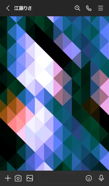 [LINE着せ替え] ジオメトリック 256の画像3