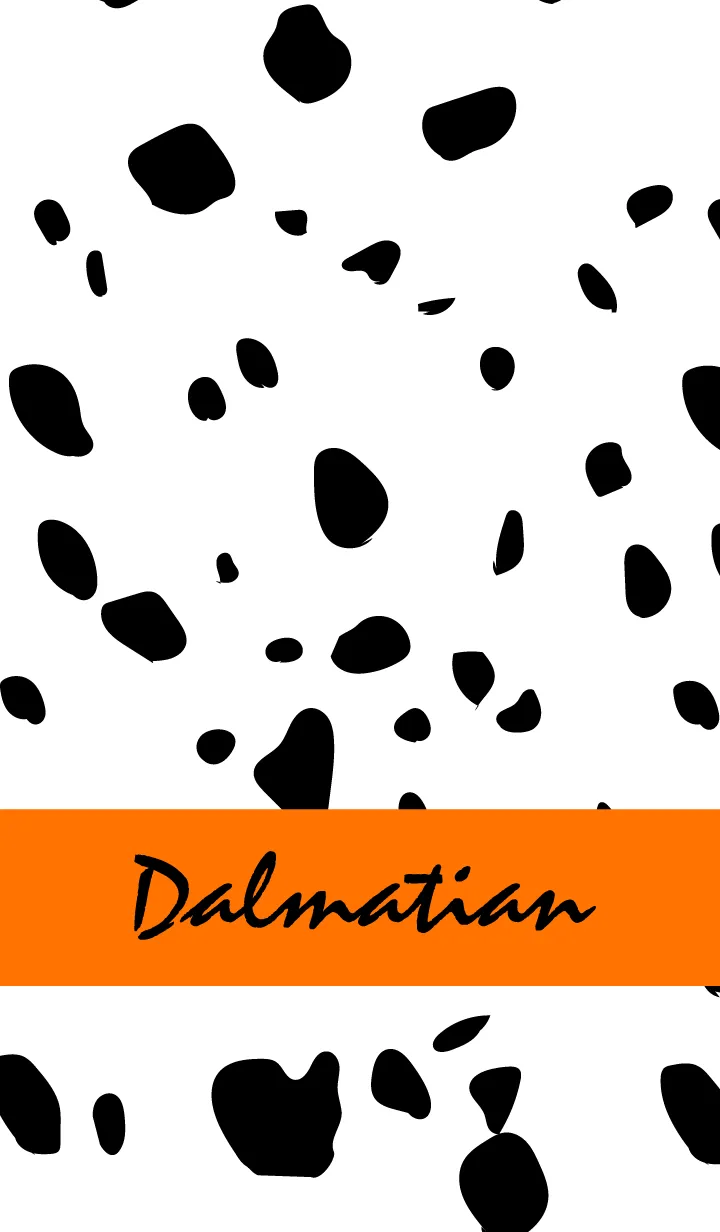 [LINE着せ替え] Dalmatian -Vividorange-の画像1