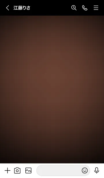 [LINE着せ替え] Mocha Brown Light Theme V2 (JP)の画像3