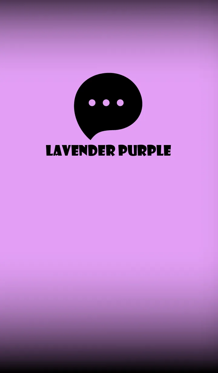 [LINE着せ替え] Lavender Purple  And Black V.2 (JP)の画像1