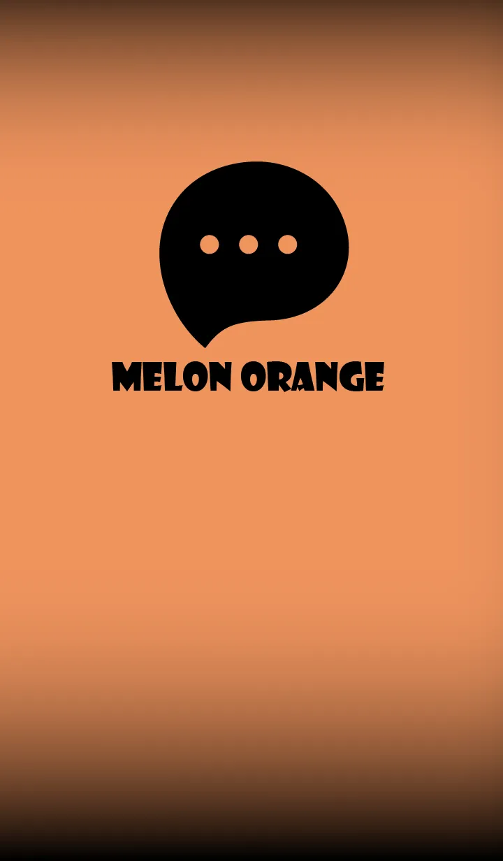 [LINE着せ替え] Melon Orange And Black V.2 (JP)の画像1