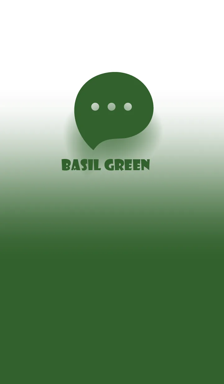 [LINE着せ替え] Basil Green  & White Theme V.2 (JP)の画像1