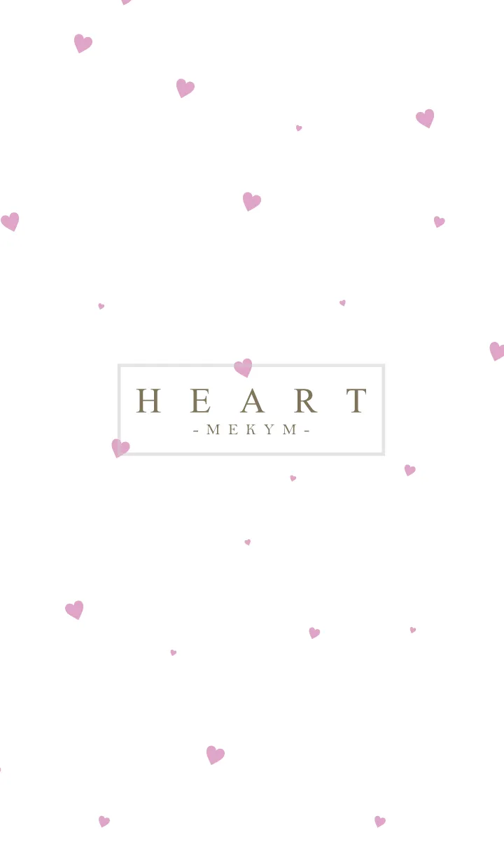 [LINE着せ替え] HEART Pink-MEKYM 24の画像1