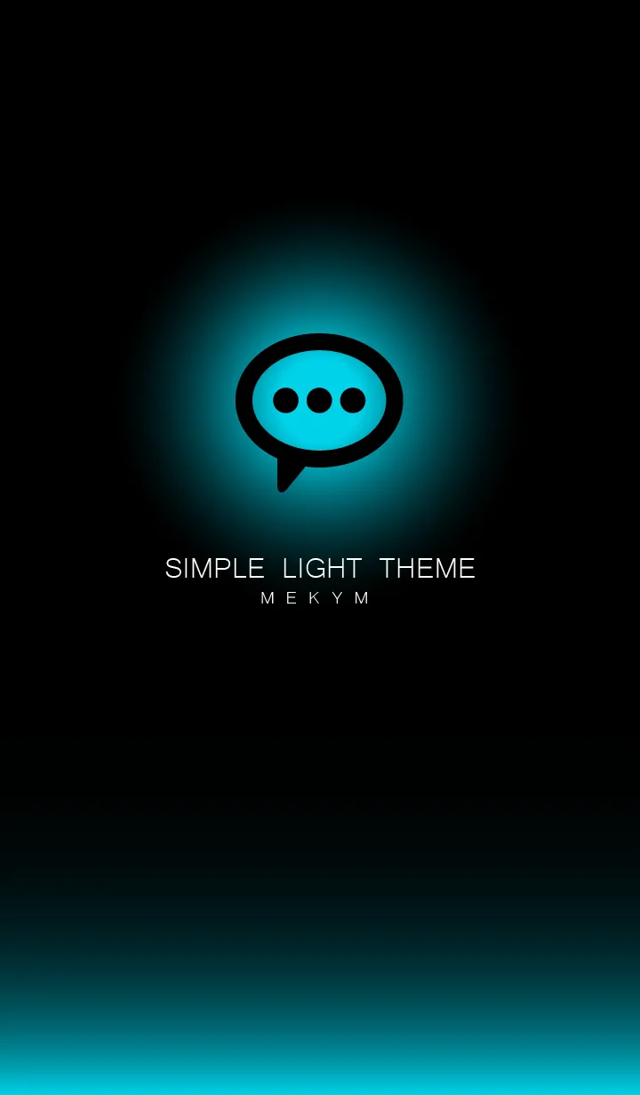 [LINE着せ替え] SIMPLE LIGHT ICON-GRADATION 8の画像1