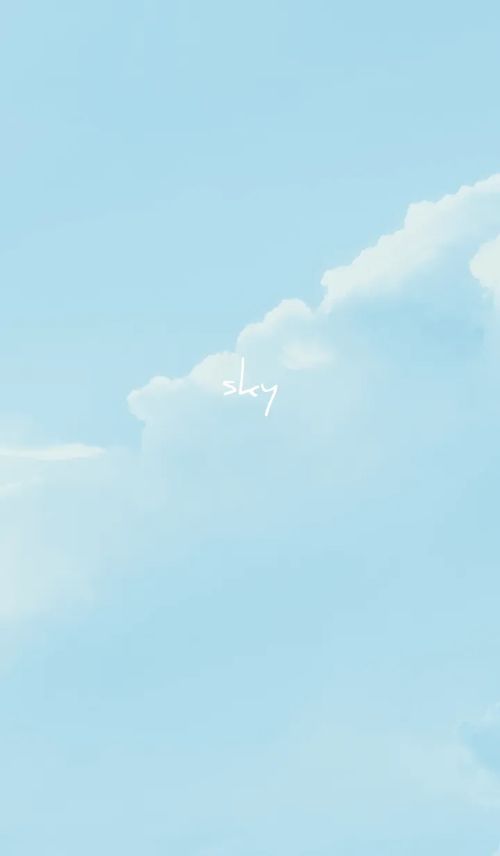 [LINE着せ替え] 青 : Emo Soraの画像1