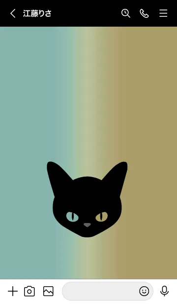 [LINE着せ替え] ブラック キャット 41の画像3