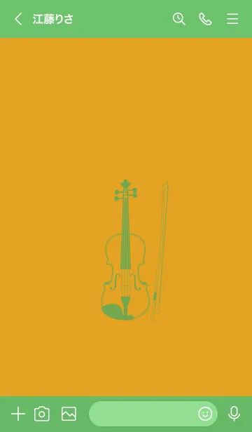 [LINE着せ替え] バイオリン パンプキンの画像3