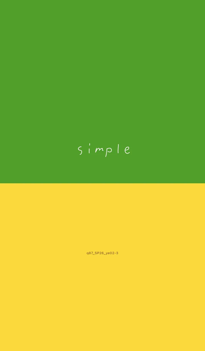 [LINE着せ替え] q87_26_イエロー2-3の画像1