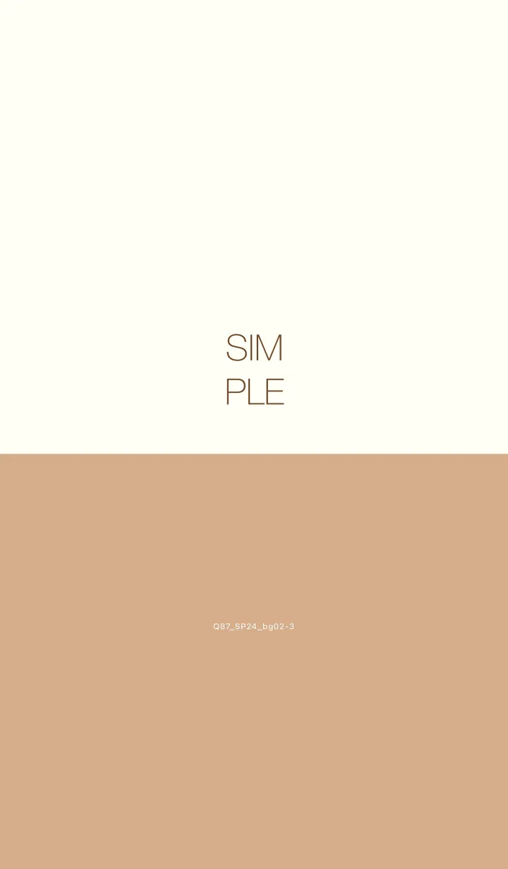 [LINE着せ替え] Q87_24_ベージュ2-3の画像1