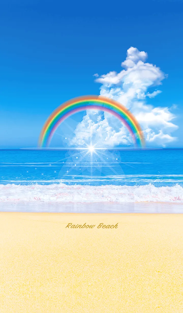 [LINE着せ替え] 幸運を呼び込む☆虹と海の画像1