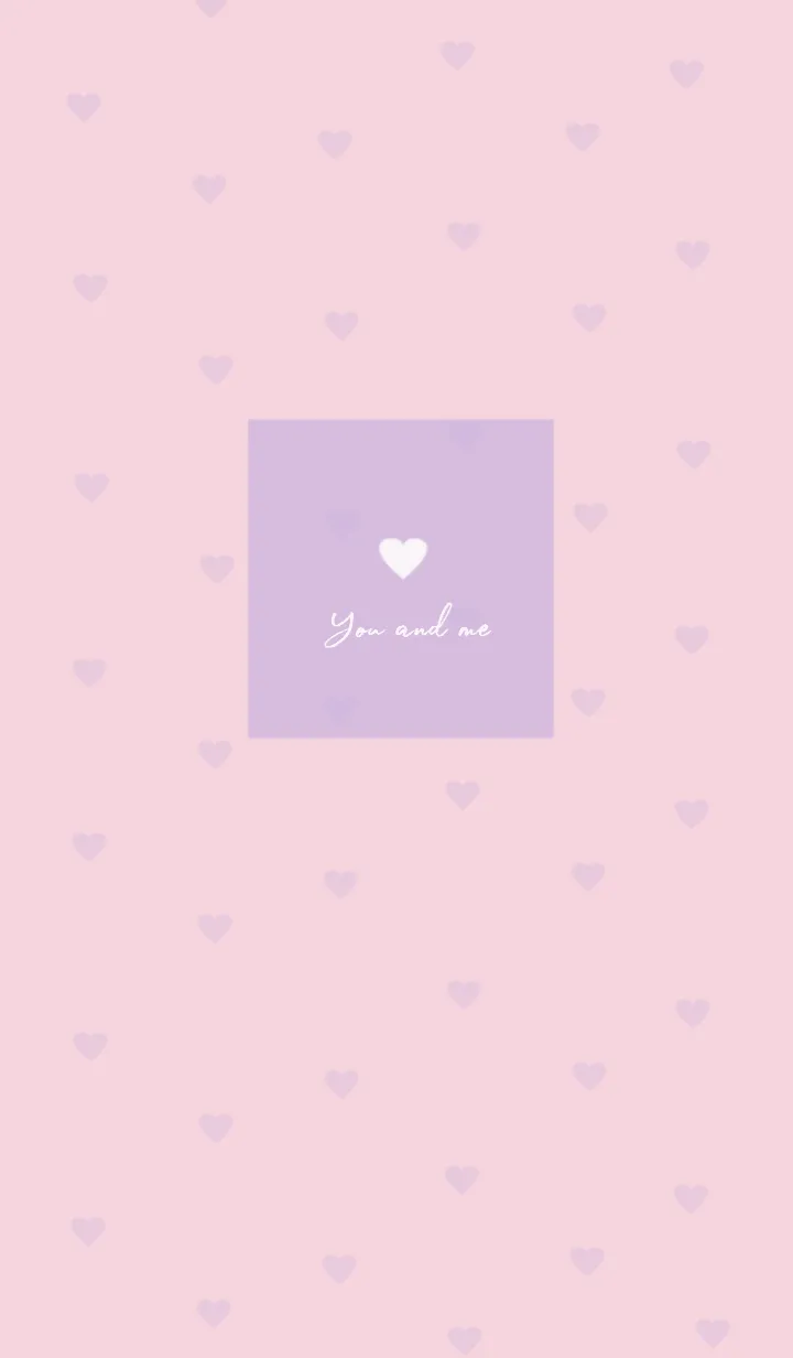 [LINE着せ替え] pattern_heart #purple pinkの画像1