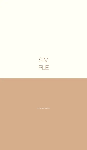 [LINE着せ替え] 487_24_ベージュ2-6の画像1