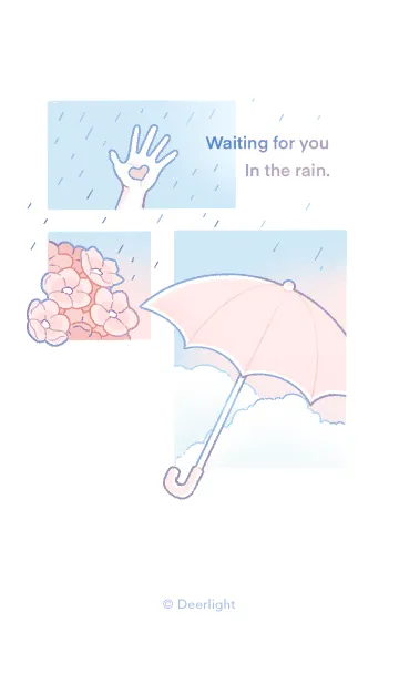 [LINE着せ替え] 日系 - 愛する｜雨男の子明色版の画像1